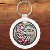 ハッピーバースデーキーホルダー キーホルダー (正面)