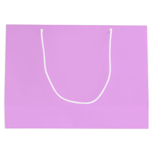 ハッピーバースデーギフトのための彼女のシンプルスクリプトシック ラージペーパーバッグ (裏面)