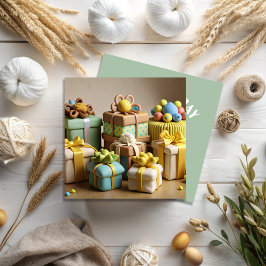 ハッピーバースデーギフトプレゼント画像グリーティングカード