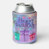 ハッピーバースデーギフトボックス 缶クーラー (缶裏面)