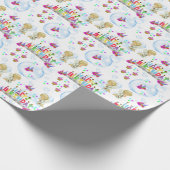 ハッピーバースデーギフトラッピング紙ツインエンジェルス ラッピングペーパー (角)