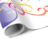 ハッピーバースデーギフトラッピング紙ピンクピグ10月。 ラッピングペーパー (ロールコーナー)