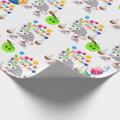 ハッピーバースデーギフトラッピング紙ポッサムワーム ラッピングペーパー (角)