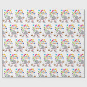 ハッピーバースデーギフトラッピング紙ポッサム ラッピングペーパー (フラット)