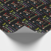 ハッピーバースデーギフトラッピング紙レビ ラッピングペーパー (角)