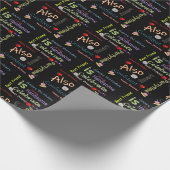 ハッピーバースデーギフトラッピング紙最高のフレンド ラッピングペーパー (角)