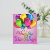 ハッピーバースデーギフトラブケーキ (スタンド正面)