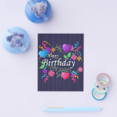 ハッピーバースデーギフトラブケーキ チラシ (シングル)