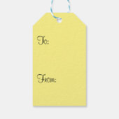 ハッピーバースデーギフトラベルオポッサム ギフトタグ (裏面)