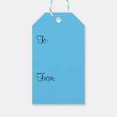 ハッピーバースデーギフトラベルサメ魚 ギフトタグ (裏面)