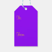 ハッピーバースデーギフトラベルゾウ ギフトタグ (裏面)