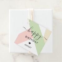 ハッピーバースデーギフトラベル、誕生日ラベル、スラッシュ