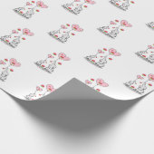 ハッピーバースデーギフト包装紙ゾウ ラッピングペーパー (角)