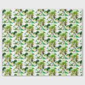 ハッピーバースデーギフト包装紙恐竜 ラッピングペーパー (フラット)