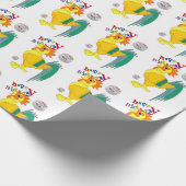 ハッピーバースデーギフト包装紙鶏 ラッピングペーパー (角)