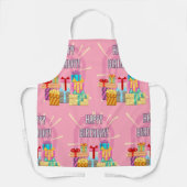 ハッピーバースデーギフト エプロン (正面)