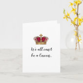 ハッピーバースデークイーン折りグリーティングカード カード (黄色い花)