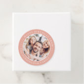 ハッピーバースデークラシックシンプルの家族写真 フェイバータグ (インサイチュ)