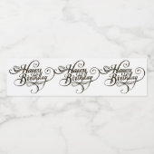 ハッピーバースデークラシック収集 ペットボトルラベル (シングルラベル)