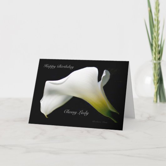 ハッピーバースデークラシーレディ* カード (正面)