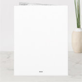 ハッピーバースデークラッピー魚釣りアングラカスタムー カード (裏面)