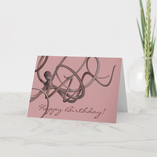 ハッピーバースデークラーケン カード (正面)