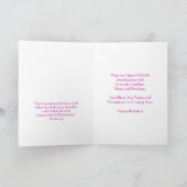 ハッピーバースデークリスチャンカードパーム2 カード (内部)