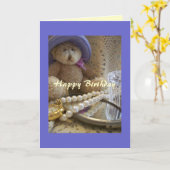 ハッピーバースデークリスチャンカードPBR カード (黄色い花)