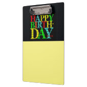 ハッピーバースデークリップボード クリップボード (左)