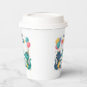 ハッピーバースデークロコディレス紙カップ 紙コップ (左)