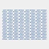 ハッピーバースデーグラフィックパターン ラッピングペーパーシート (正面3)