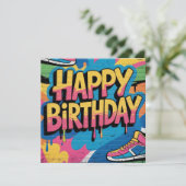 ハッピーバースデーグラフィティウォール（スニーカー付） シーズンカード (スタンド正面)