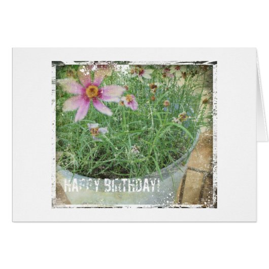 ハッピーバースデーグランジの花 (正面横)