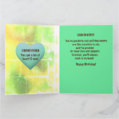 ハッピーバースデーグランダアフリカ系アメリカン カード (内部)