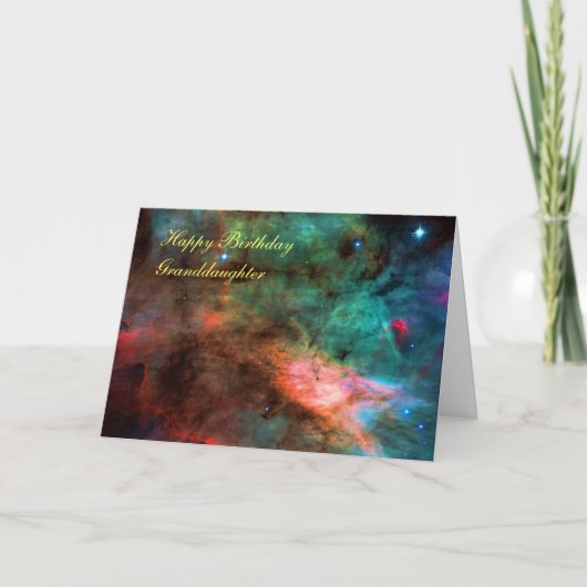 ハッピーバースデーグランドドータースワンネブラセンター カード (正面)