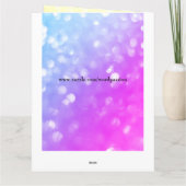 ハッピーバースデーグランドドーターフェアリーデザイン カード (裏面)