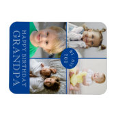 ハッピーバースデーグランドパブルー マグネット (横)