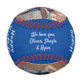 ハッピーバースデーグランドパモダン3 Photo Collage 野球ボール (裏面)