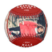 ハッピーバースデーグランドパレッド3フォトコラージュ 野球ボール (正面)