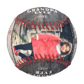 ハッピーバースデーグランドパ素朴3 Photo Collage 野球ボール (正面)