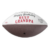 ハッピーバースデーグランパ3フォトコラージュ アメリカンフットボール (回転270)