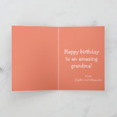 ハッピーバースデーグランマゼブラテーマ写真 シーズンカード (内部)