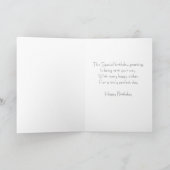 ハッピーバースデーグリーティングカード、かわいいウェスティードッグ カード (内部)