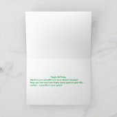 ハッピーバースデーグリーティングカード… カード (内部)