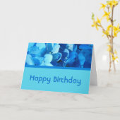 ハッピーバースデーグリーティングカード カード (黄色い花)