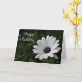 ハッピーバースデーグリーティングカード カード (黄色い花)
