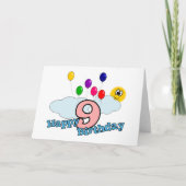 ハッピーバースデーグリーティングカード カード (正面)