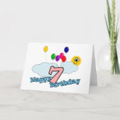 ハッピーバースデーグリーティングカード カード (正面)