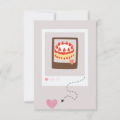 ハッピーバースデーグリーティングカード サンキューカード (裏面)