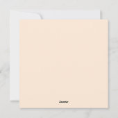 ハッピーバースデーグリーティングカード シーズンカード (裏面)